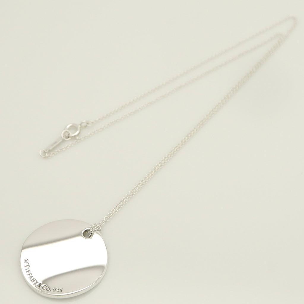 TIFFANY&Co. ノーツ ラウンド プレート ネックレス AG925