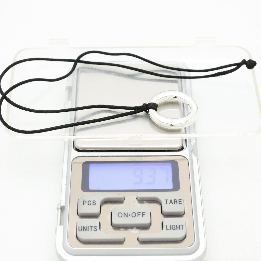  Tiffany & Co. Seviana Silk Cord Necklace Sterling Silver 925