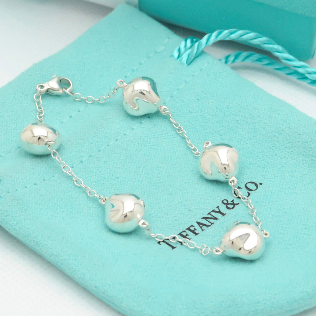 TIFFANY&Co. 5連 ファイブ ナゲット エルサペレッティ ブレスレット AG925