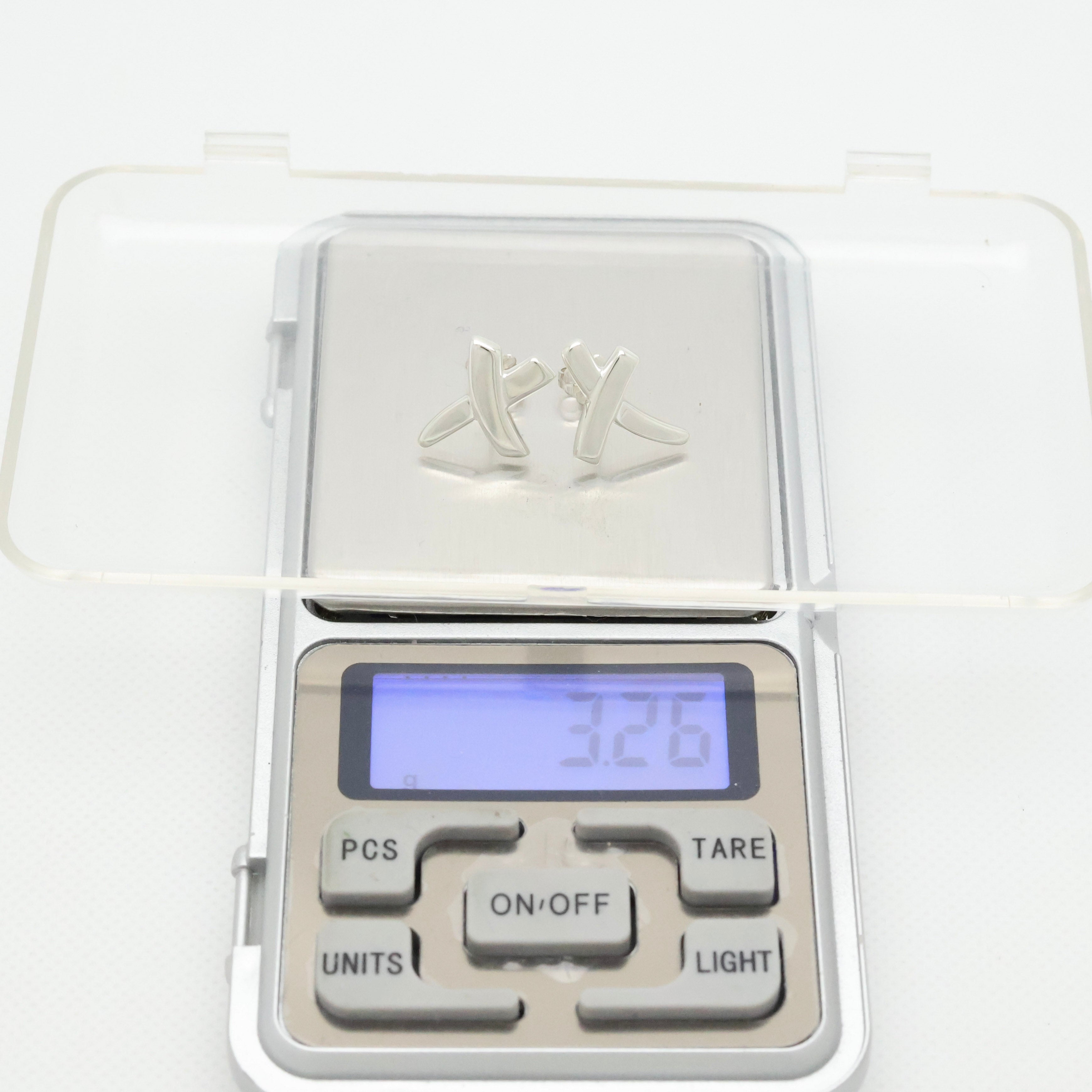 TIFFANY&Co. キス クロス パロマピカソ スタッド ピアス AG925