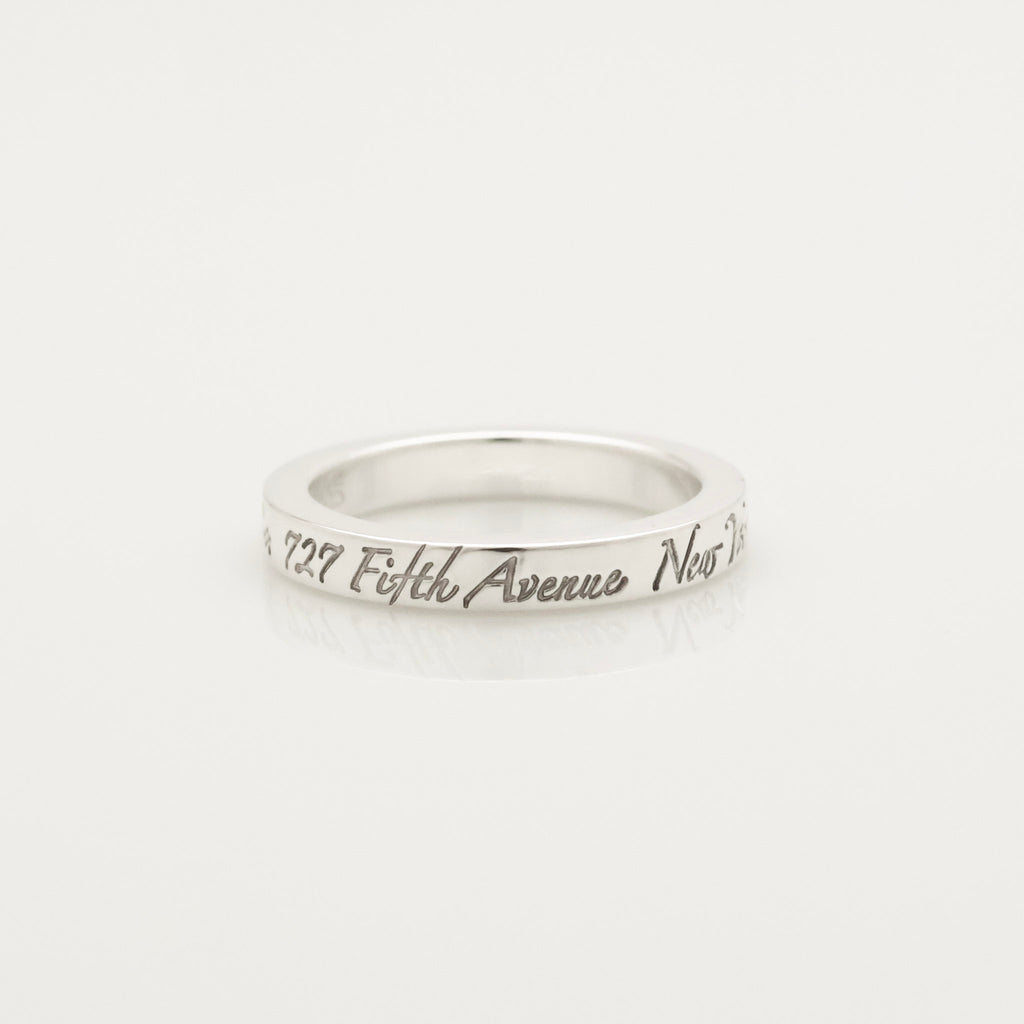 TIFFANY&Co. ノーツ NEW YORK ナロー リング 9 号 AG925