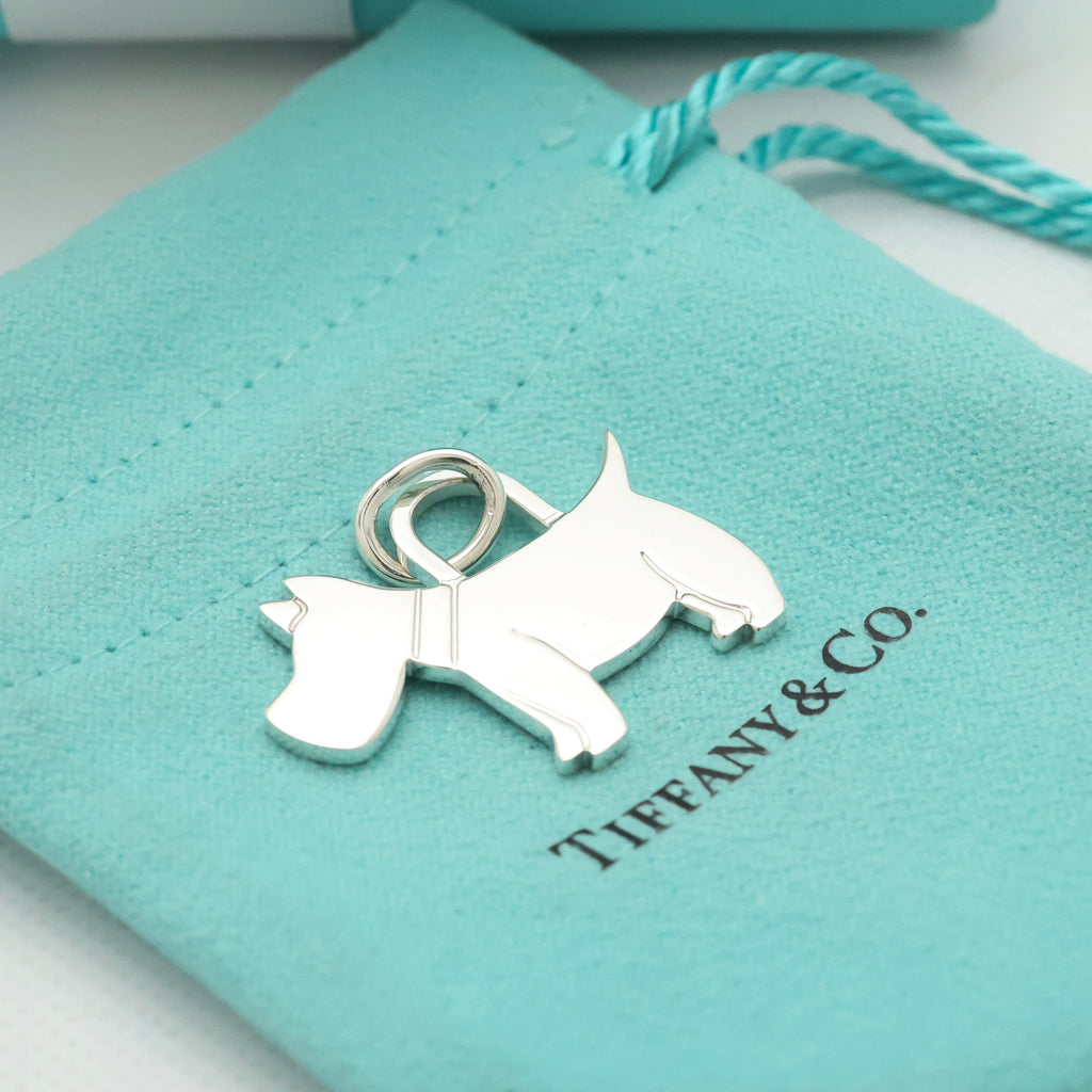 TIFFANY&Co. ドッグ テリア 犬 チャーム AG925