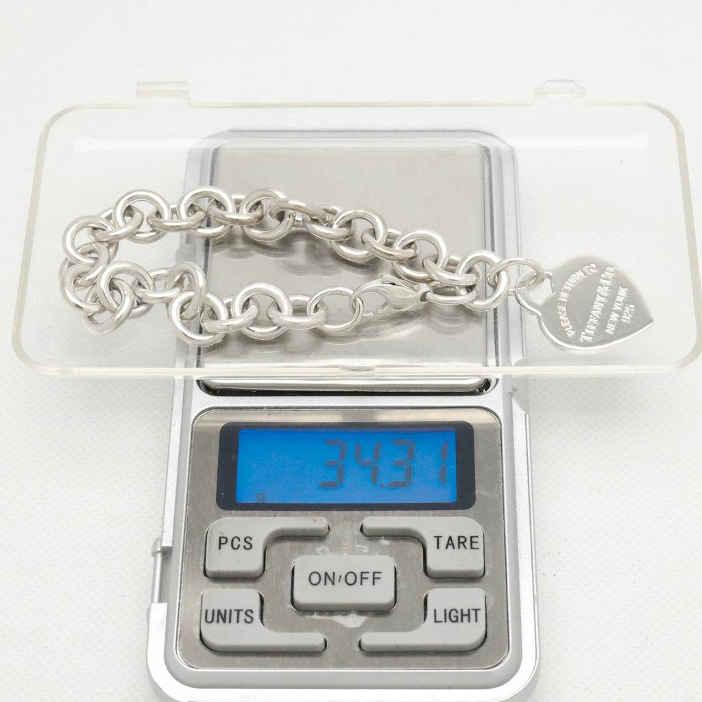 TIFFANY&Co. リターントゥ ティファニー ハート タグ チェーン ブレスレット AG925