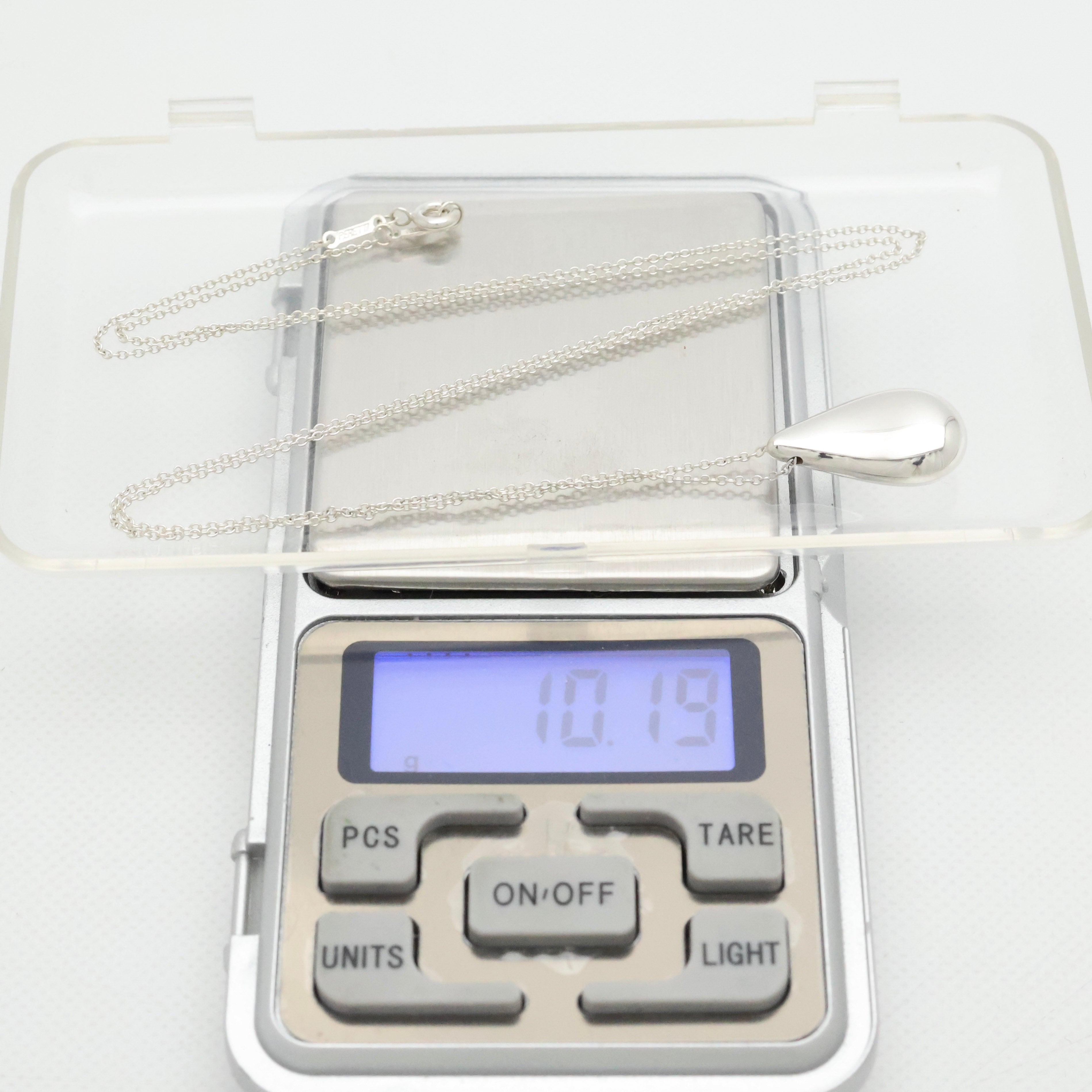 TIFFANY&Co. ラージ ティアドロップ エルサペレッティ ネックレス AG925