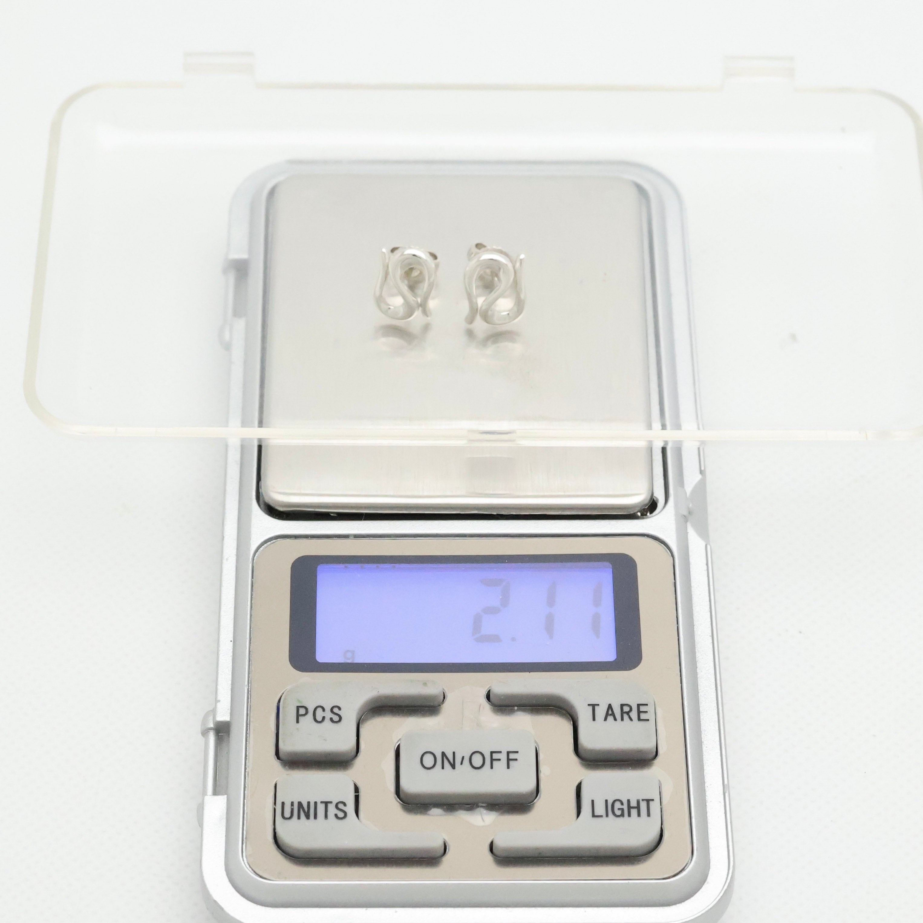 TIFFANY&Co. オープン ウェーブ エルサペレッティ スタッド ピアス AG925