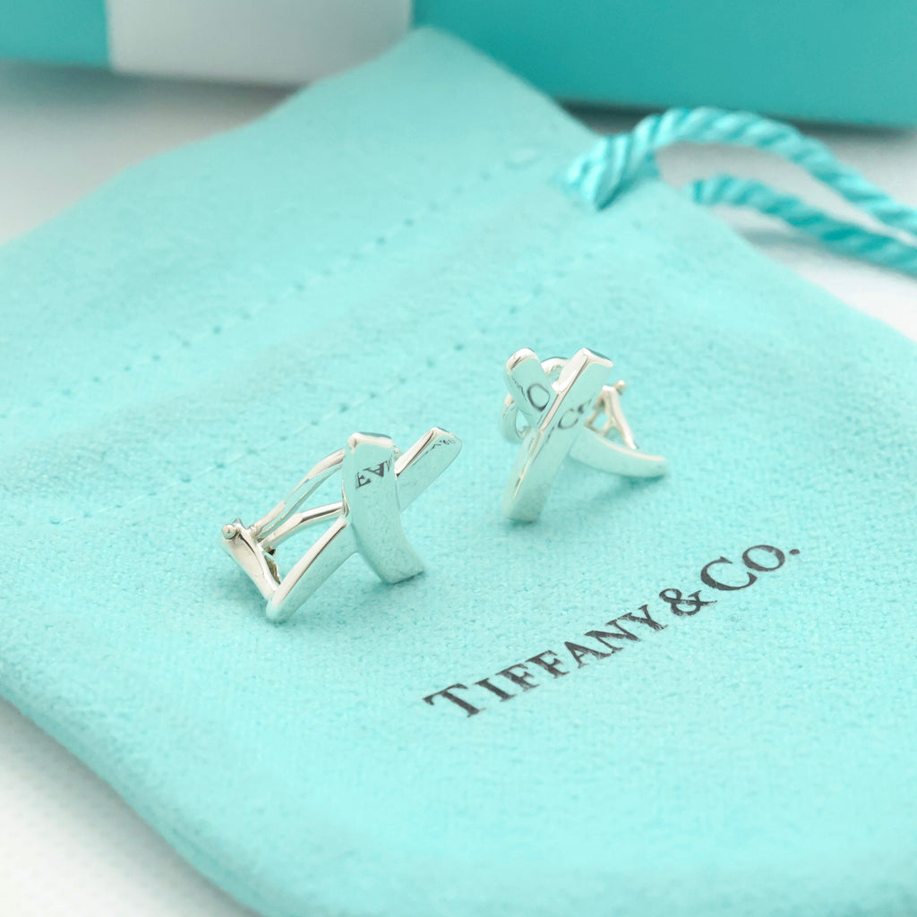 TIFFANY&Co. キス クロス パロマピカソ クリップ イヤリング AG925