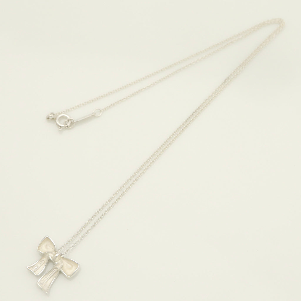 TIFFANY&Co. ミニ リボン ネックレス AG925