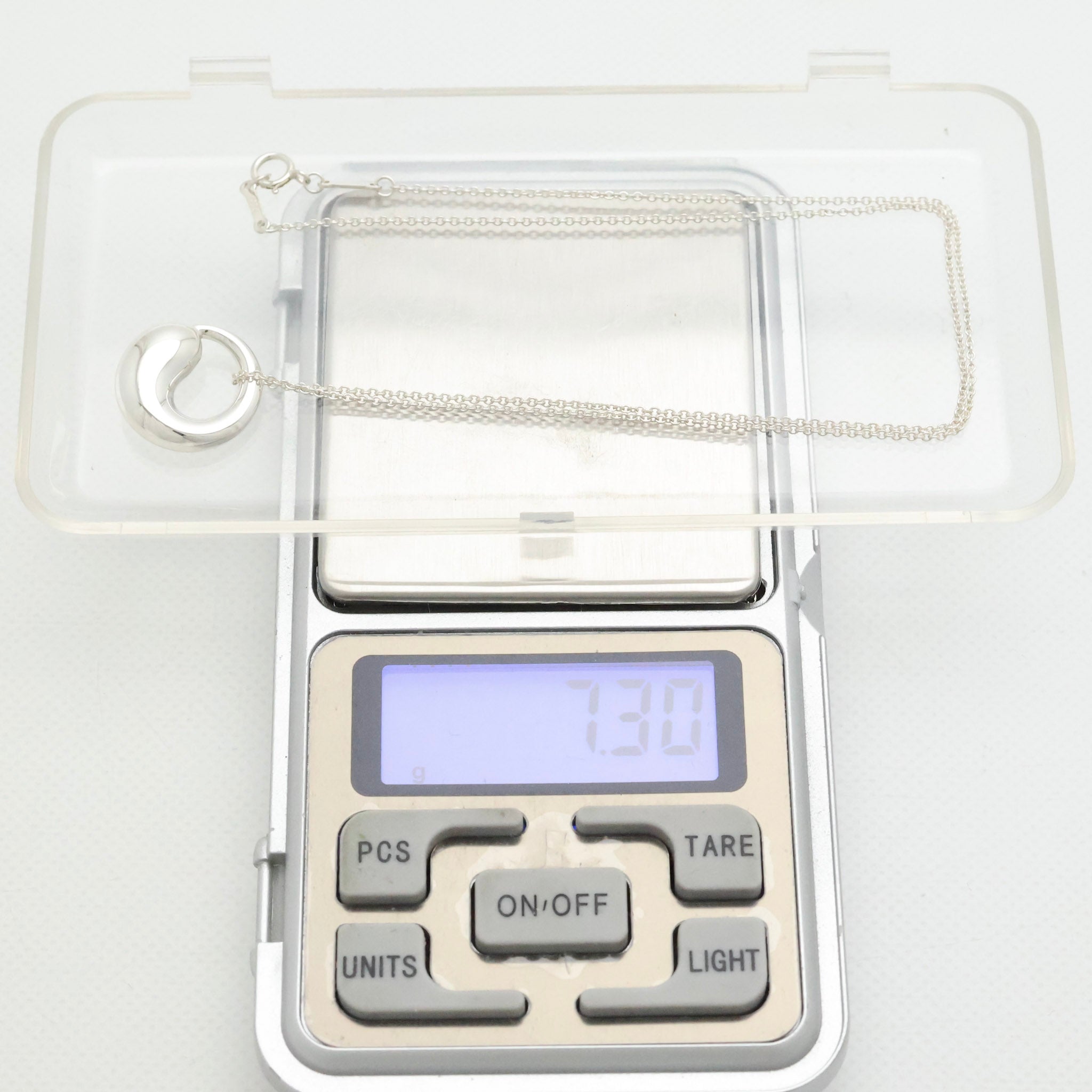 Tiffany & Co. MEDIUM Eternal Circle Necklace Sterling Silver 925 