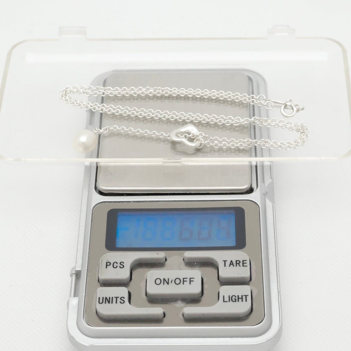 TIFFANY&Co. エルサ ペレッティ オープンハート ラリアット フレッシュウォーター パール ネックレス AG925