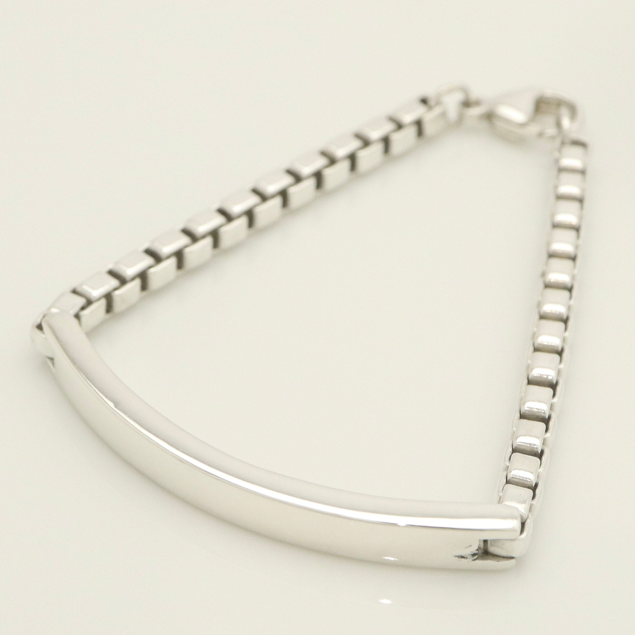 TIFFANY&Co. ベネチアン リンク ID ブレスレット AG925