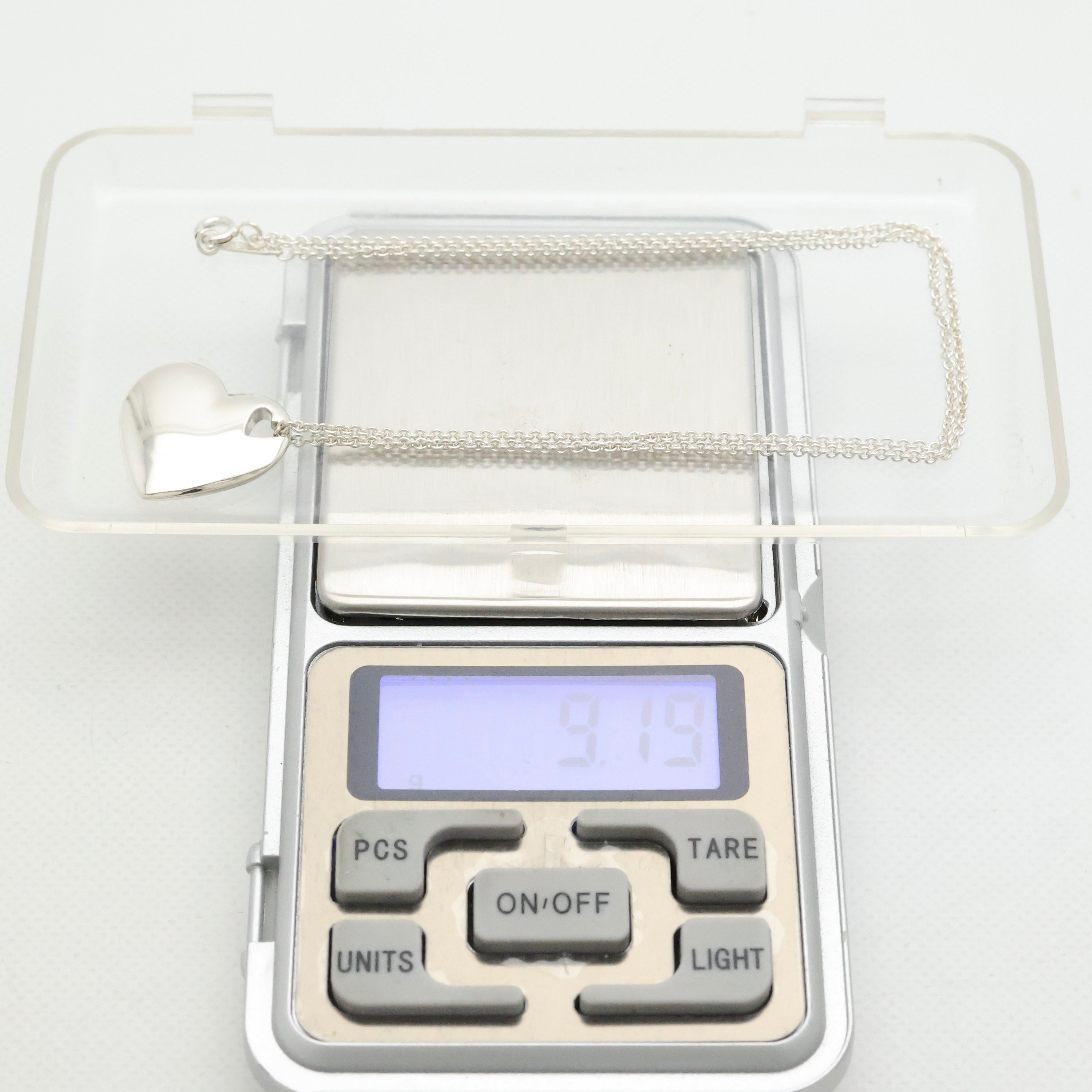 TIFFANY&Co. 2 ハート ステンシル カットアウト ネックレス AG925