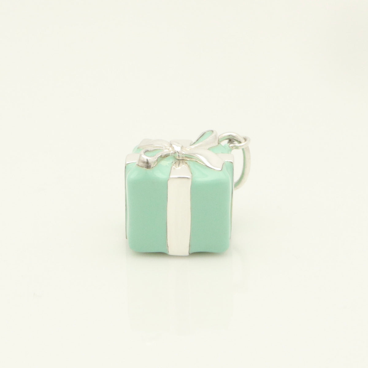 TIFFANY&Co. ギフト ボックス ブルー エナメル チャーム AG925