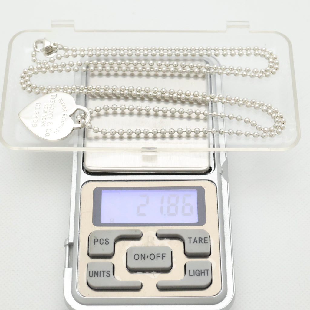 TIFFANY&Co. リターントゥ ティファニー ハート タグ ネックレス AG925