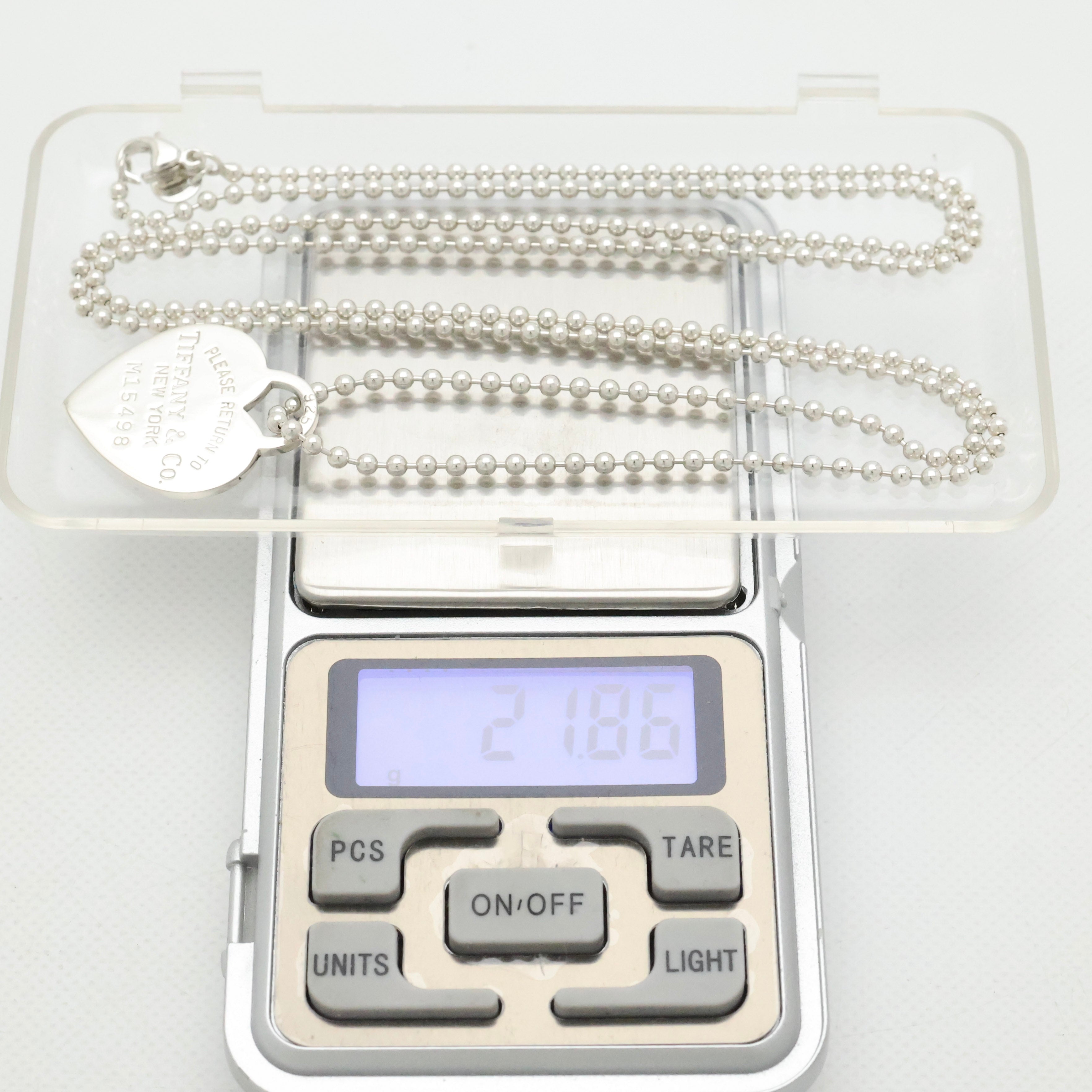 TIFFANY&Co. リターントゥ ティファニー ハート タグ ネックレス AG925