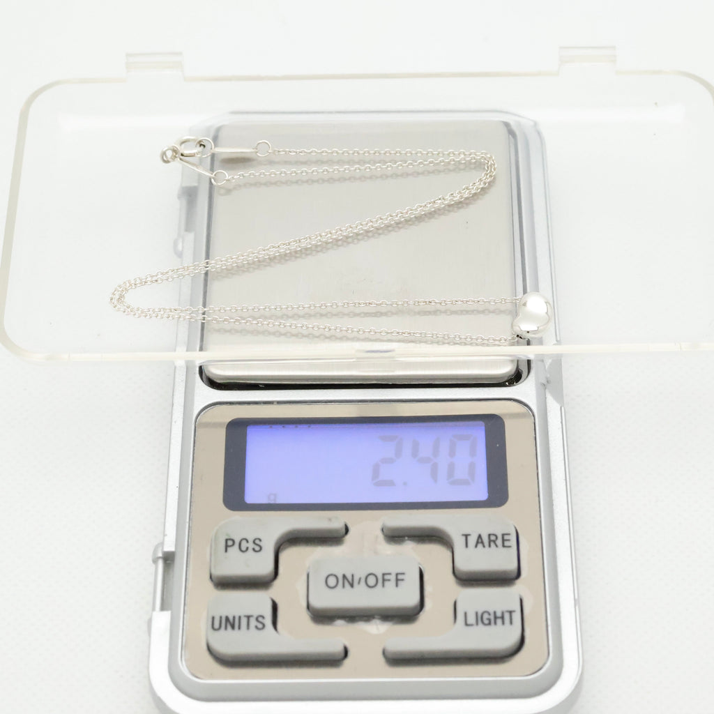  Tiffany & Co. Peretti Mini  Bean Necklace  Sterling Silver 925 