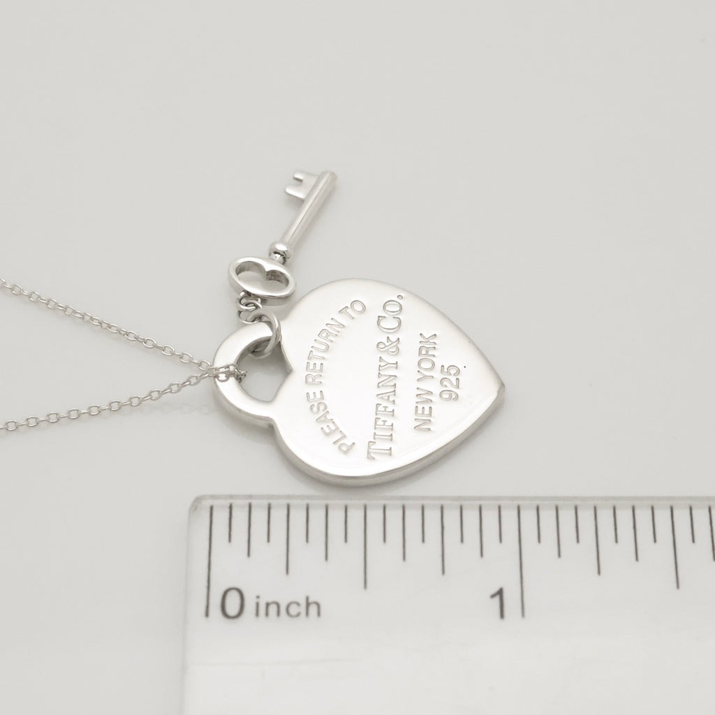 TIFFANY&Co. リターントゥ ティファニー ハート タグ キー ネックレス AG925