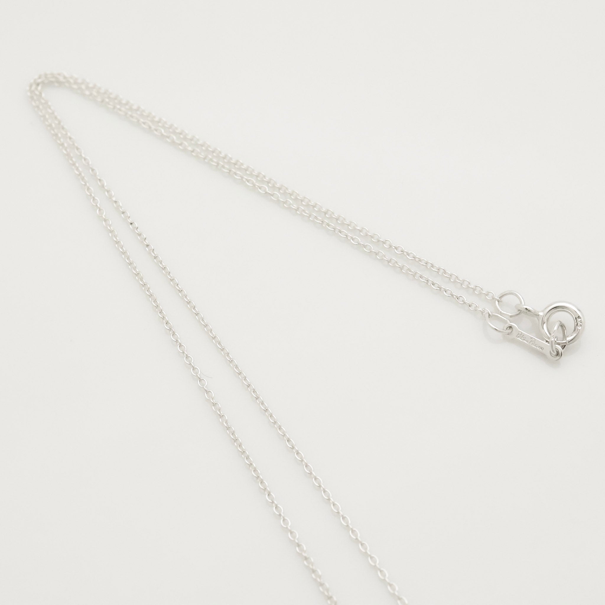 Tiffany & Co. Loving Heart Pendant Necklace Sterling Silver 925 