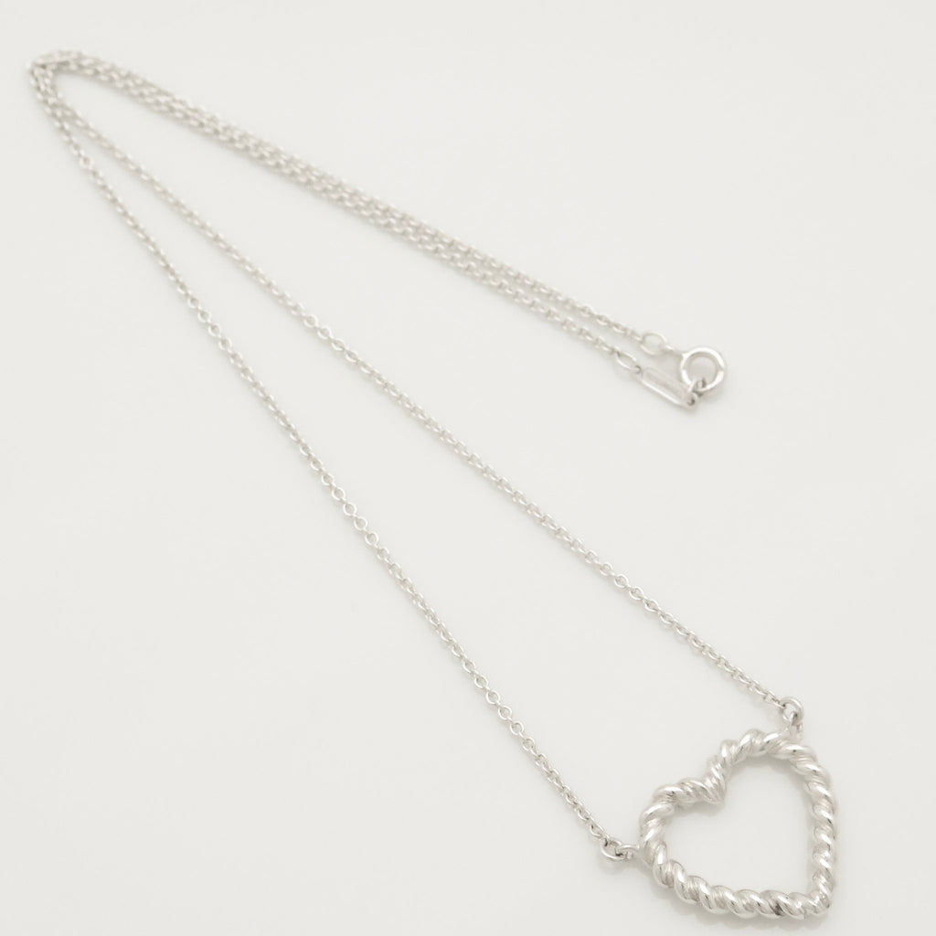 TIFFANY&Co. ツイスト ハート ネックレス AG925