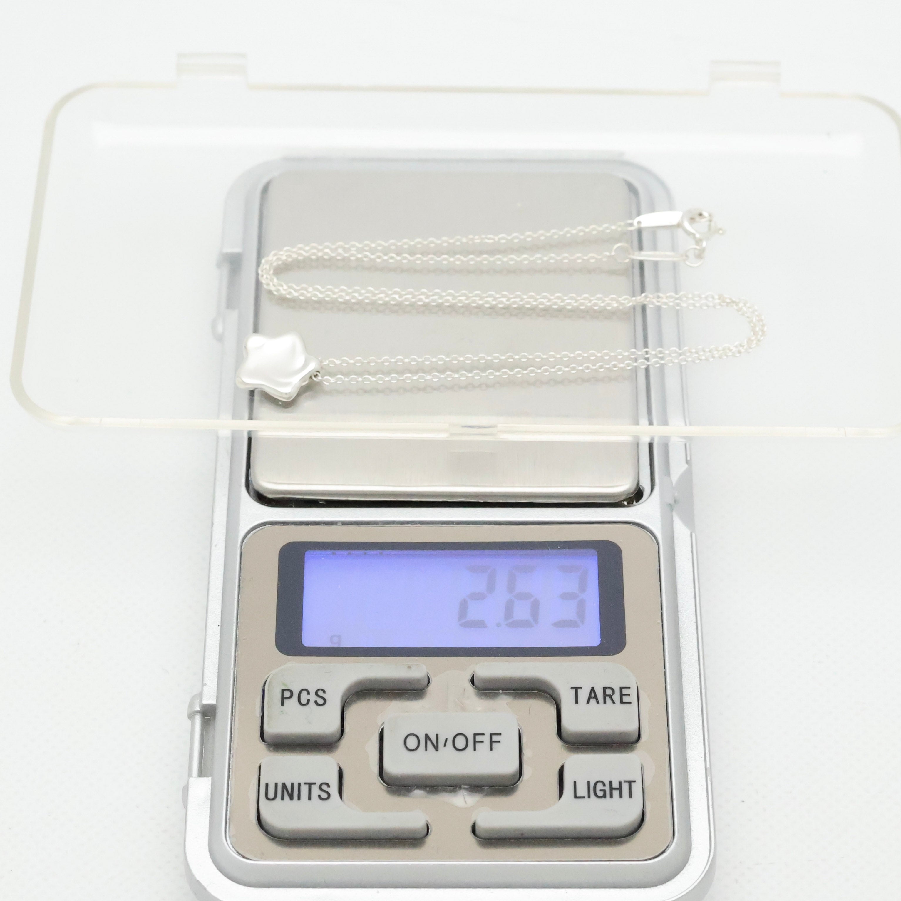  Tiffany & Co. Peretti Star Pendant Necklace Sterling Silver 925 