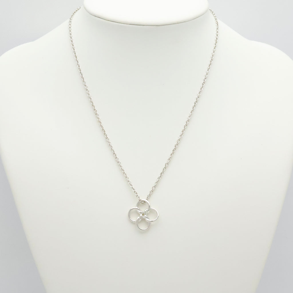 TIFFANY&Co. クアドロフォリオ エルサペレッティ ネックレス AG925