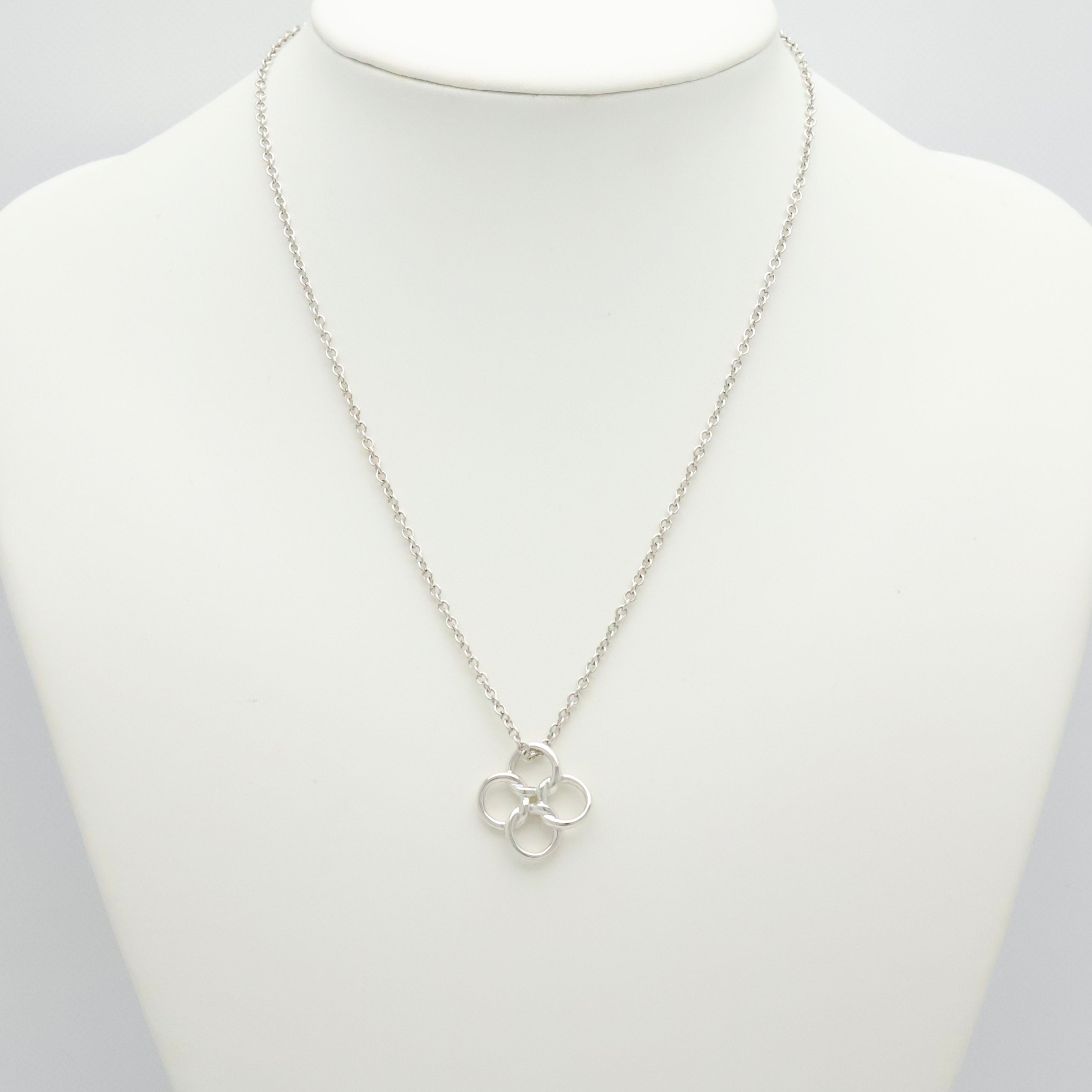 TIFFANY&Co. クアドロフォリオ エルサペレッティ ネックレス AG925