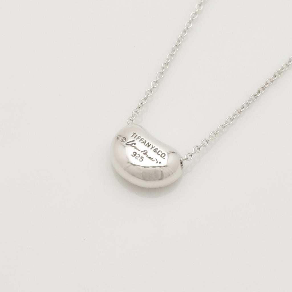  Tiffany & Co. Peretti Mini  Bean Necklace  Sterling Silver 925 