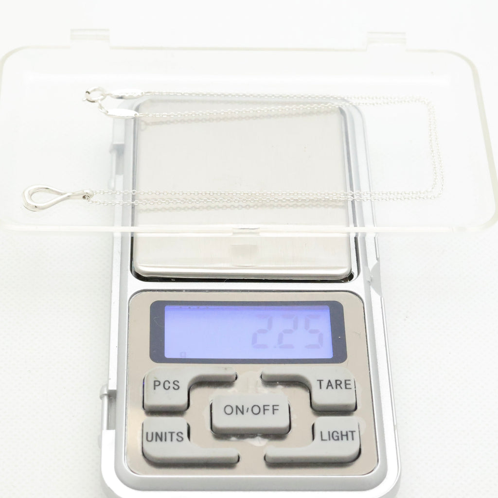  Tiffany & Co. Open Teardrop Necklace Pendant Sterling Silver 925 