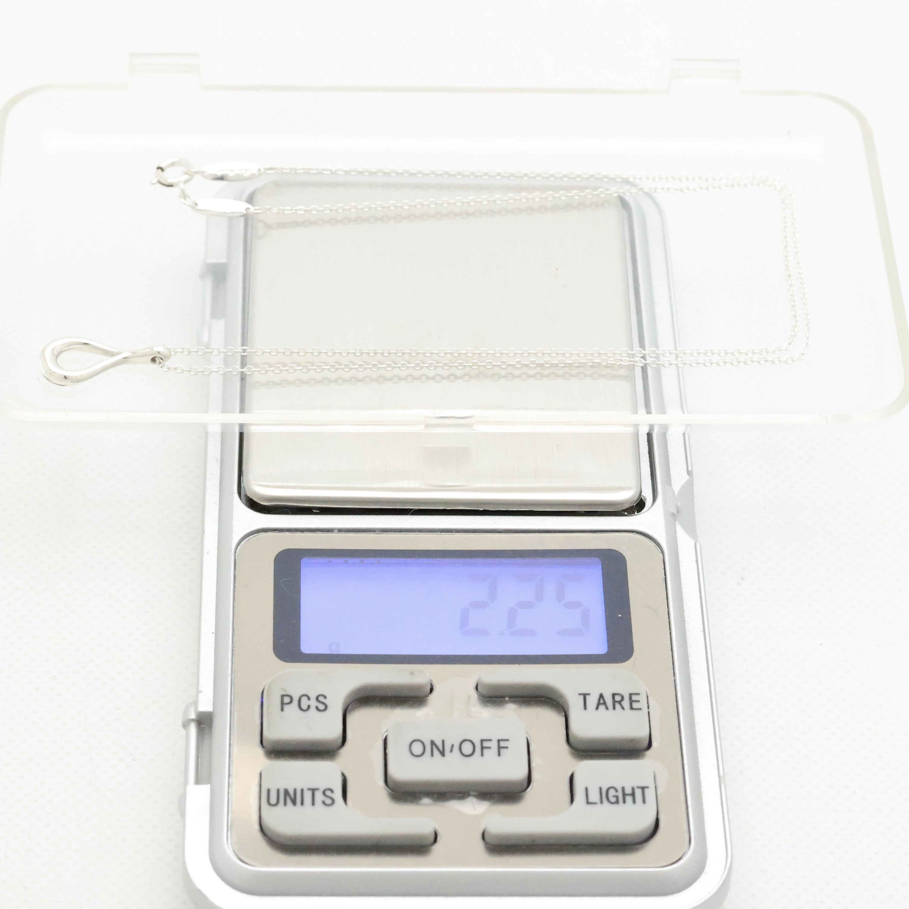  Tiffany & Co. Open Teardrop Necklace Pendant Sterling Silver 925 