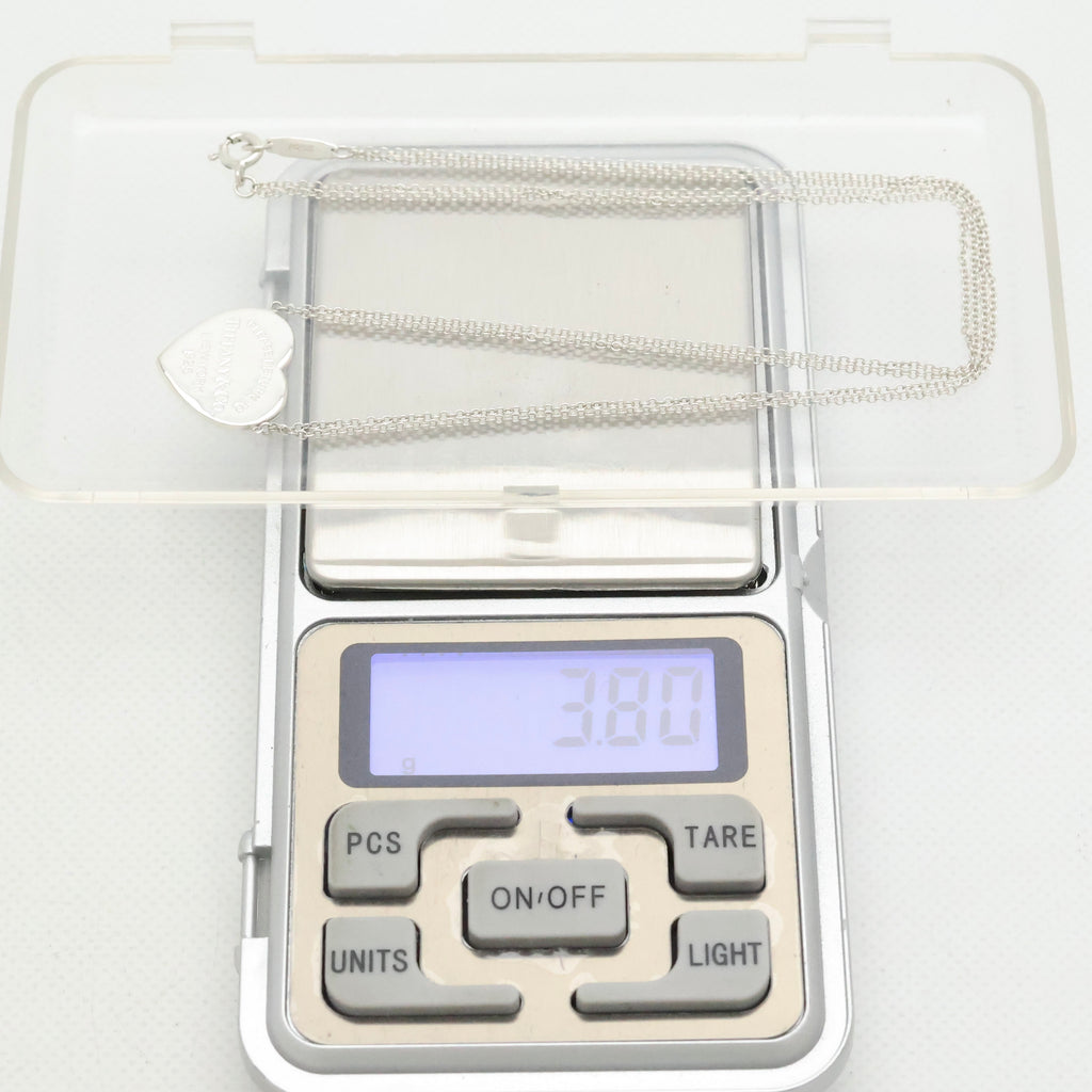 TIFFANY&Co. リターントゥ ティファニー スモール ハート タグ ダブル チェーン ネックレス AG925