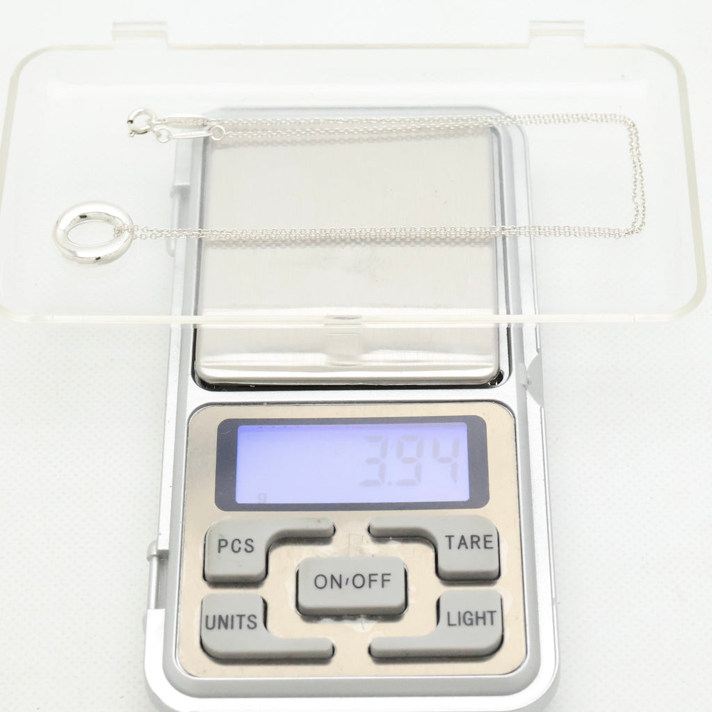 Tiffany & Co. Peretti Small Sevillana Necklace Sterling Silver 925