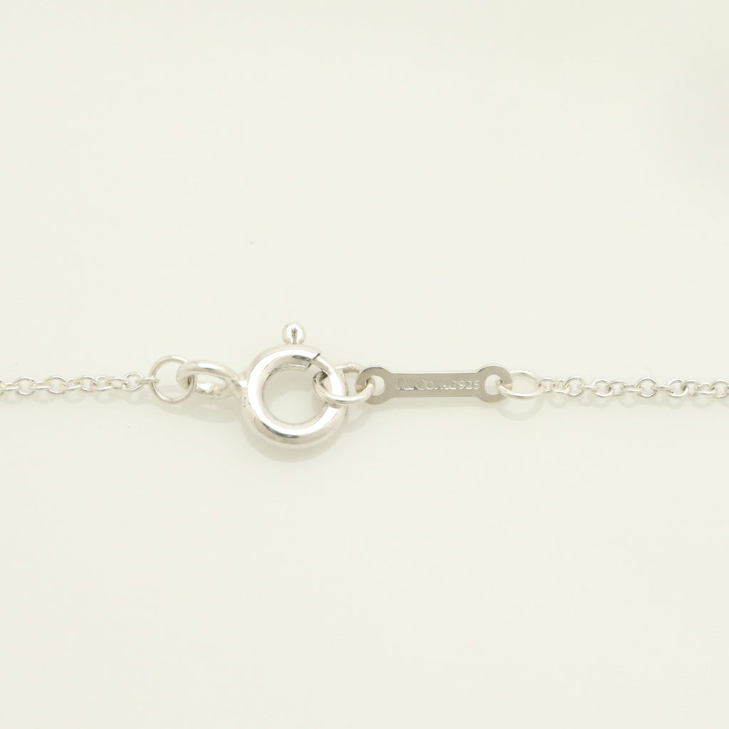 Tiffany & Co. Picasso Olive Leaf Heart Necklace Sterling Silver 925