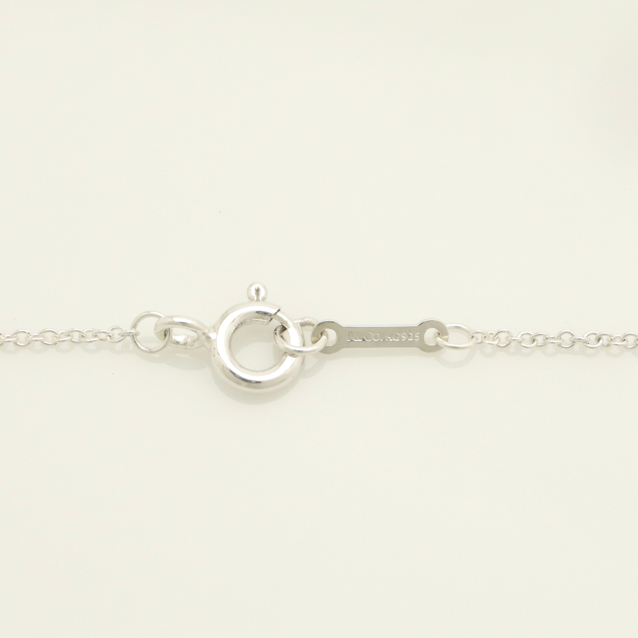 Tiffany & Co. Picasso Olive Leaf Heart Necklace Sterling Silver 925