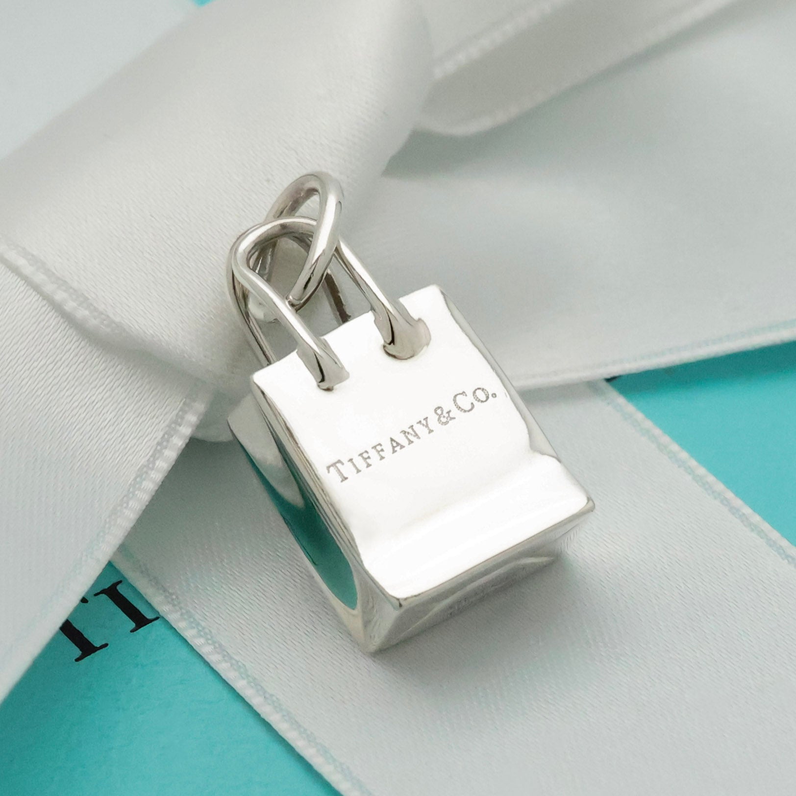 TIFFANY&Co. ショッピングバッグ ショッパー チャーム AG925
