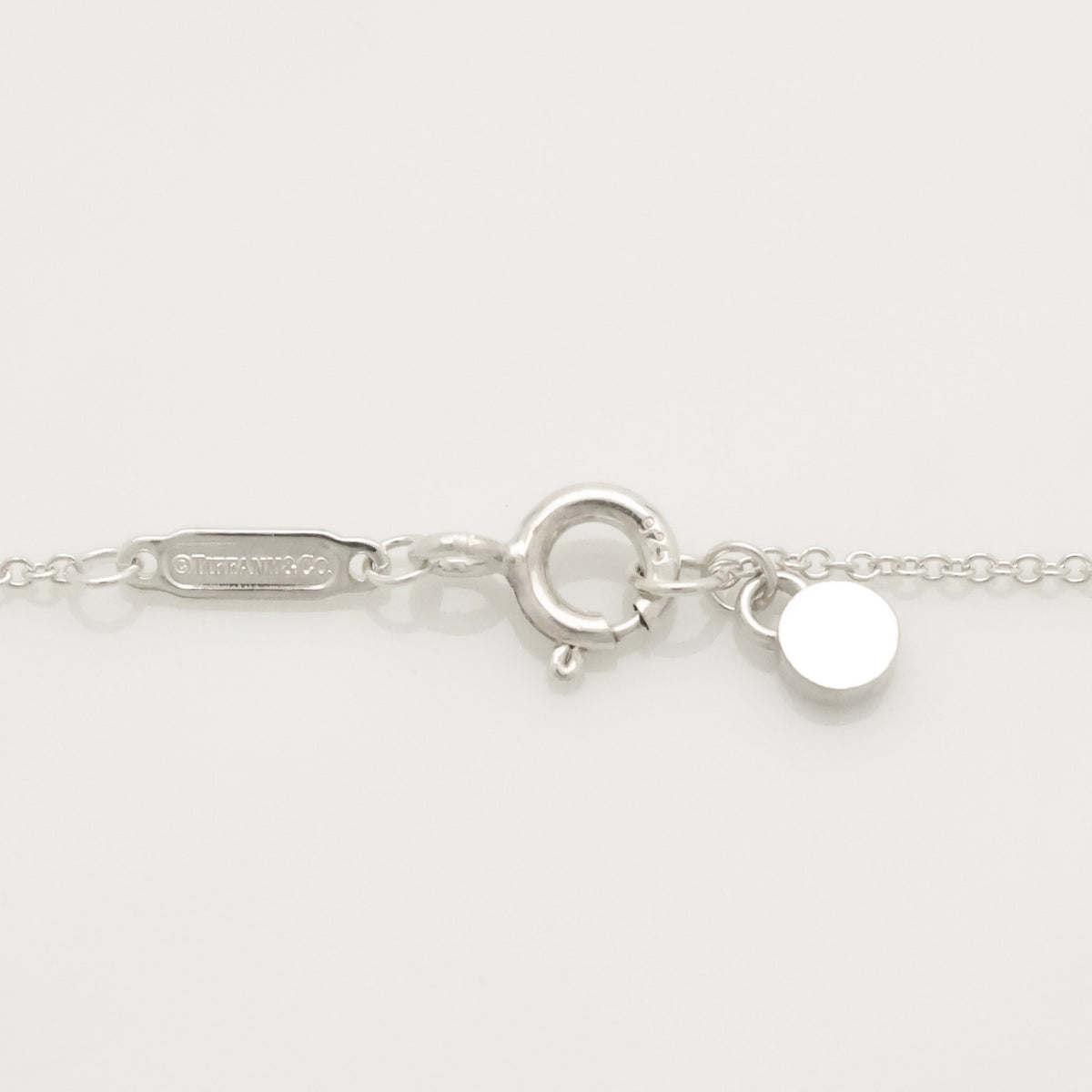 Tiffany & Co. Return to Round Necklace Sterling Silver 925 