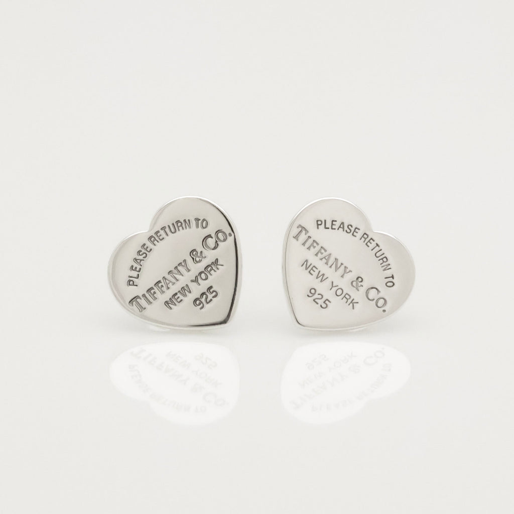 TIFFANY&Co. リターントゥ ティファニー ハート タグ スタッド ピアス AG925
