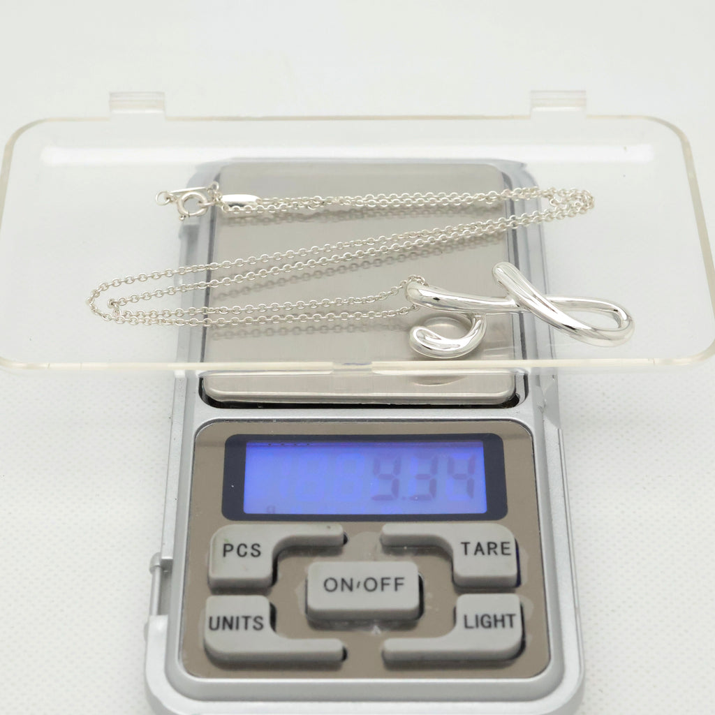 TIFFANY&Co. ラージ ノーツ レター Y イニシャル  ネックレス AG925