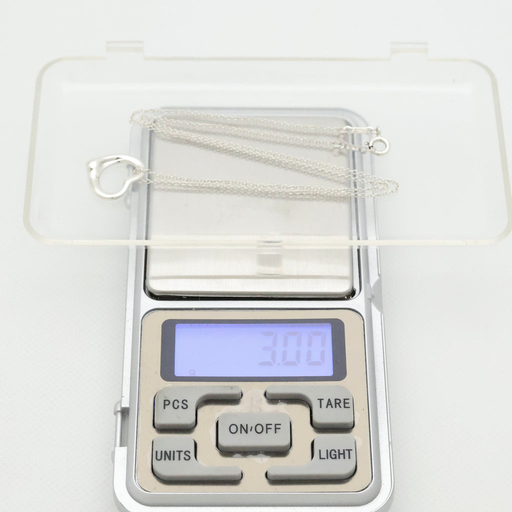 TIFFANY&Co. オープンハート 16mm エルサペレッティ ネックレス AG925