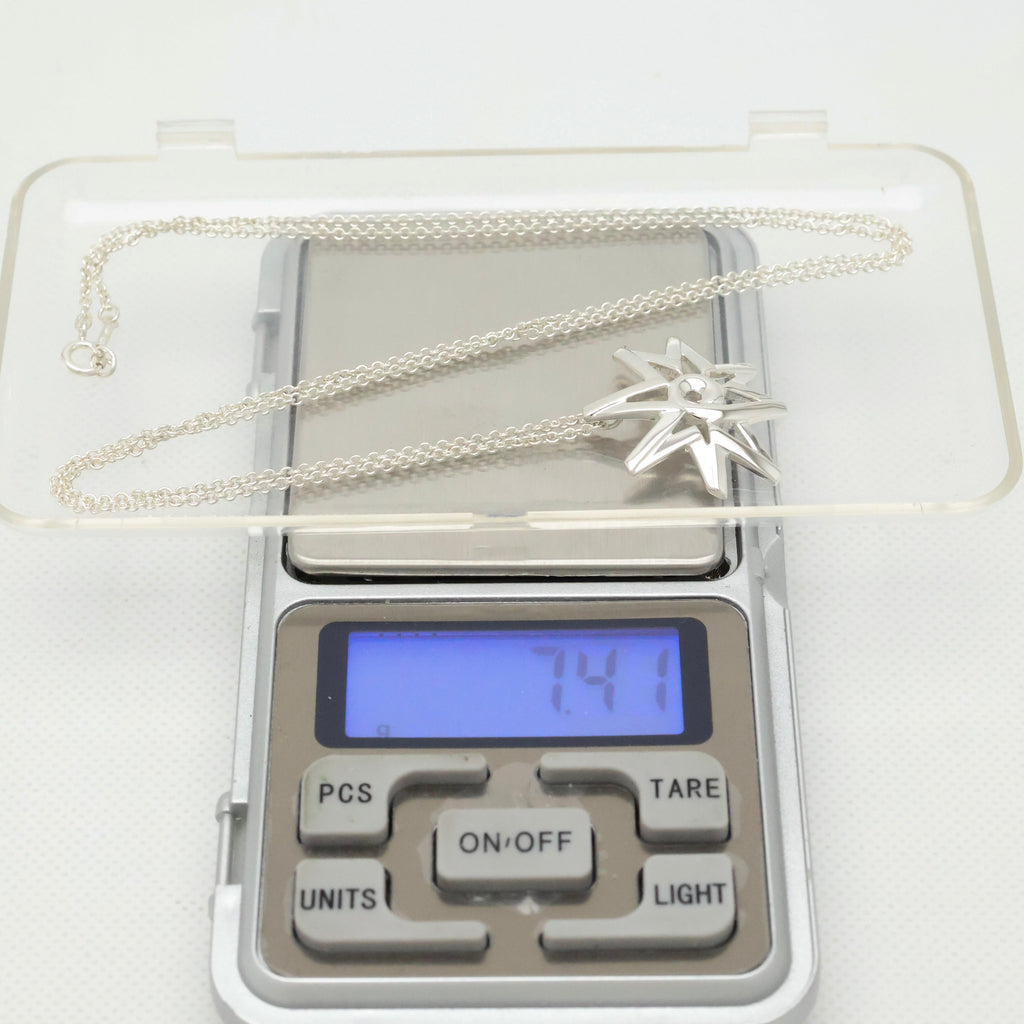  Tiffany & Co. Picasso Volume Star Necklace Sterling Silver 925