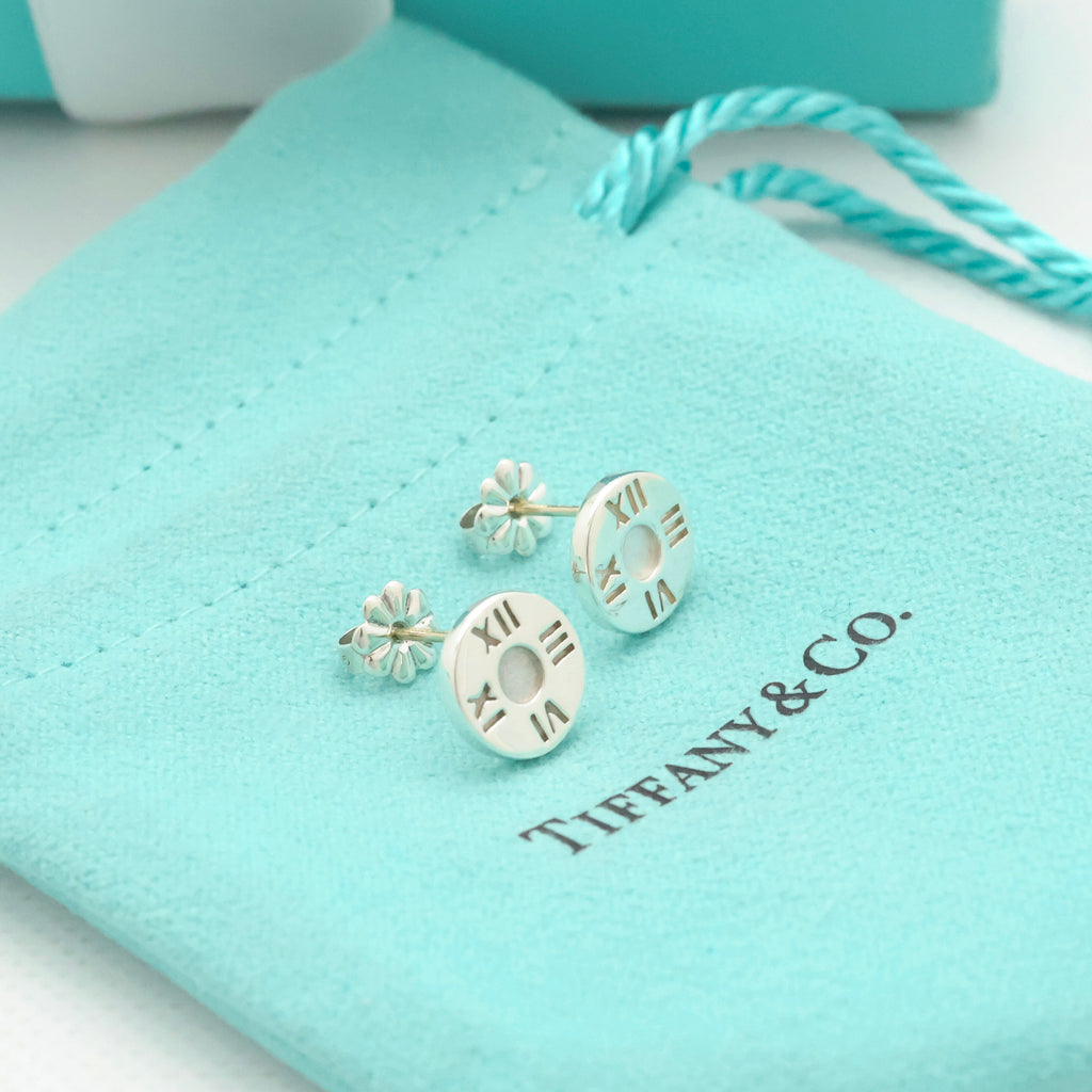 TIFFANY&Co. アトラス ピアスド サークル スタッド ピアス AG925