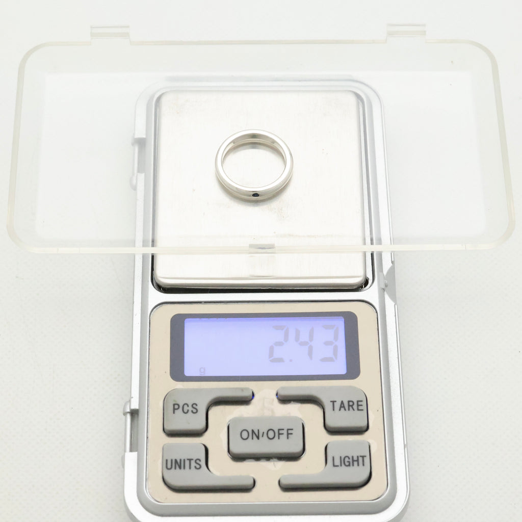 TIFFANY&Co. スタッキング バンド サファイア 1P リング 8 号 AG925