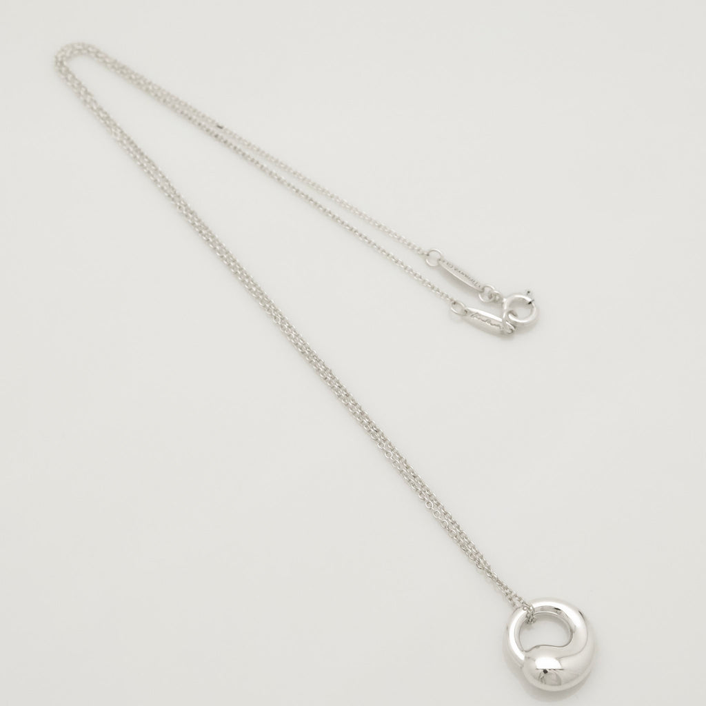 Tiffany & Co. MEDIUM Eternal Circle Necklace Sterling Silver 925 