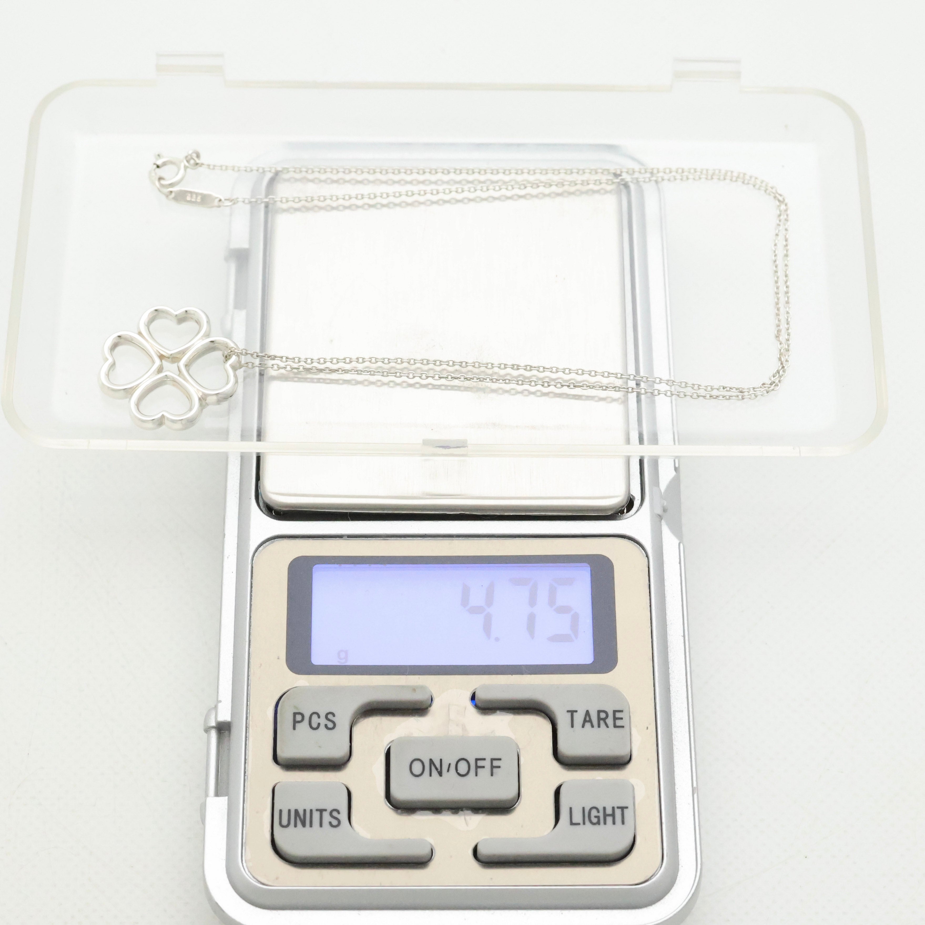 TIFFANY&Co. クローバー ハート ネックレス AG925