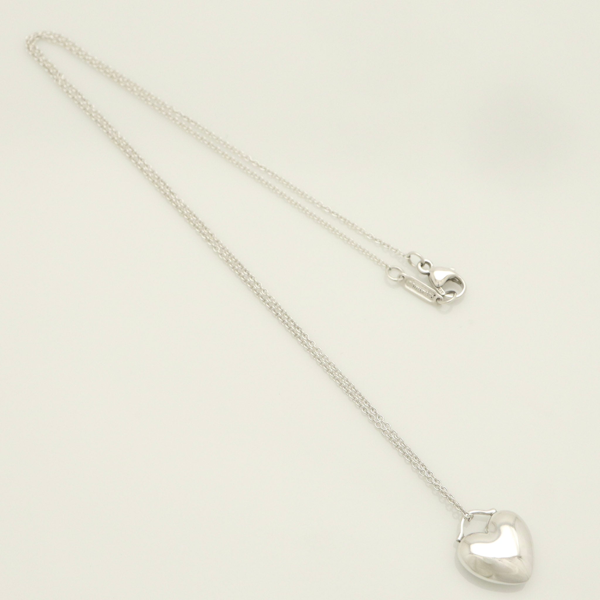 TIFFANY&Co.  パフ ハート ネックレス AG925