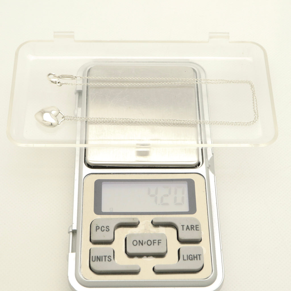 TIFFANY&Co. ドロップ ハート ネックレス AG925