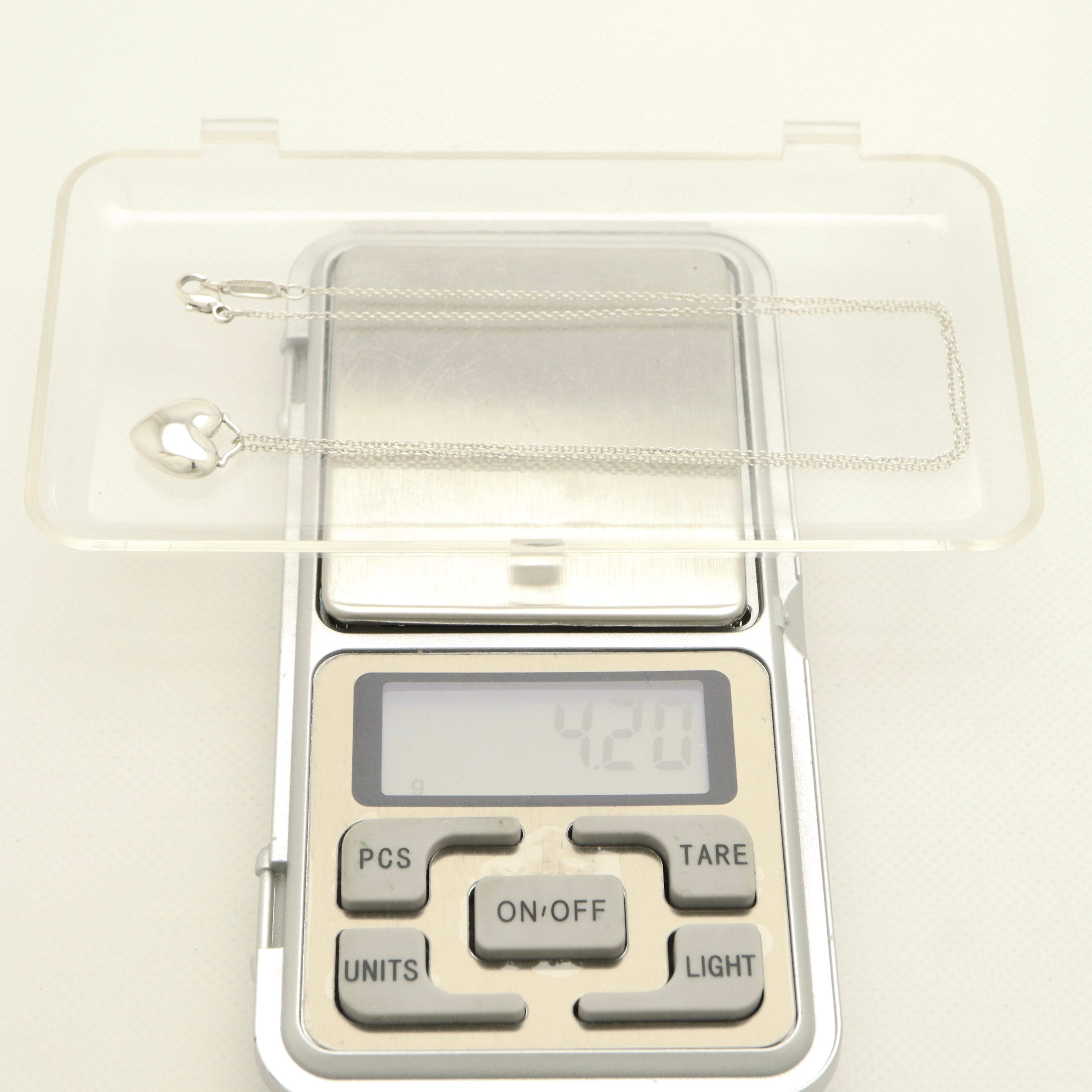 TIFFANY&Co. ドロップ ハート ネックレス AG925