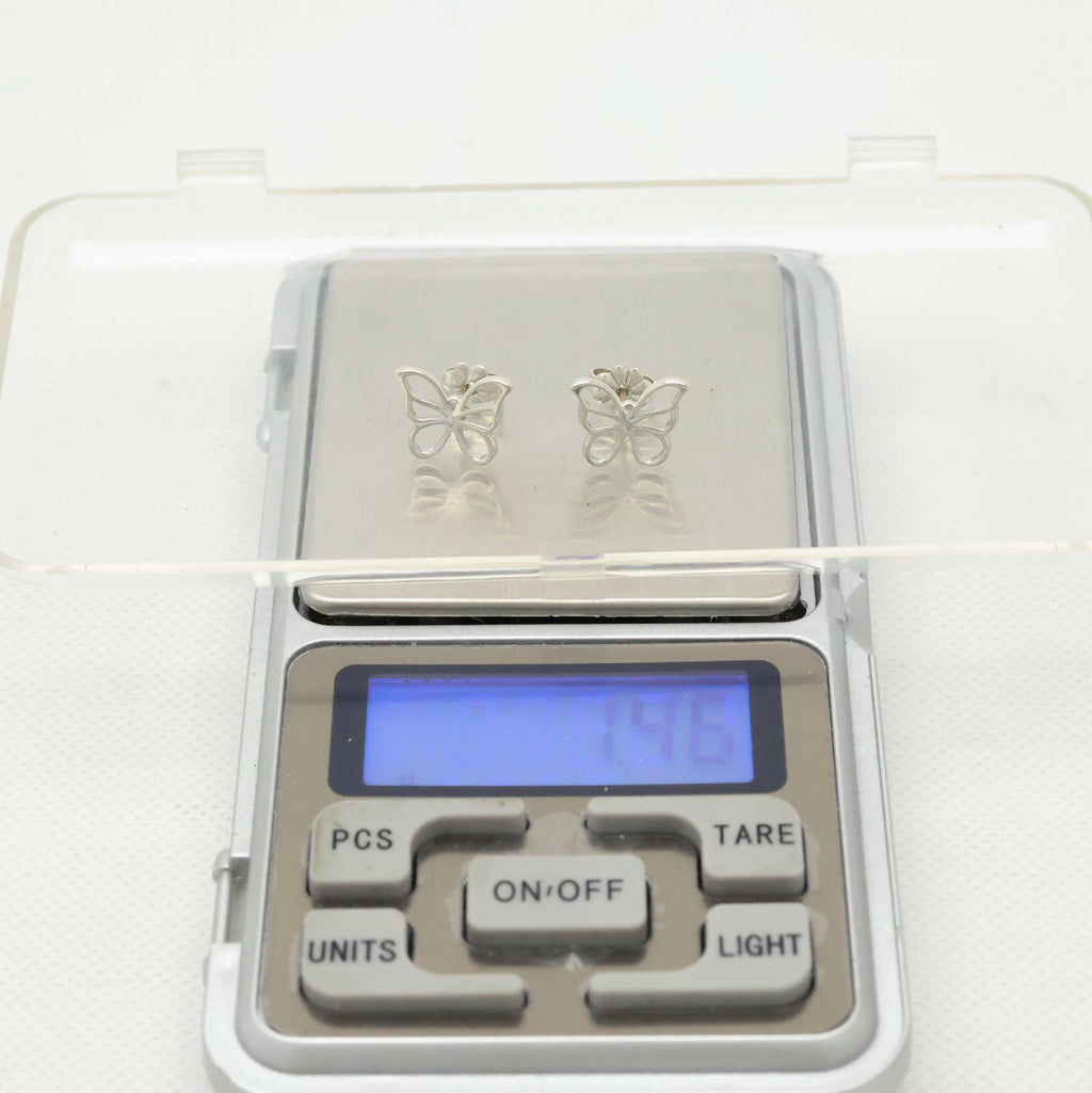 Tiffany & Co. Large Butterfly Earring Sterling Silver 925