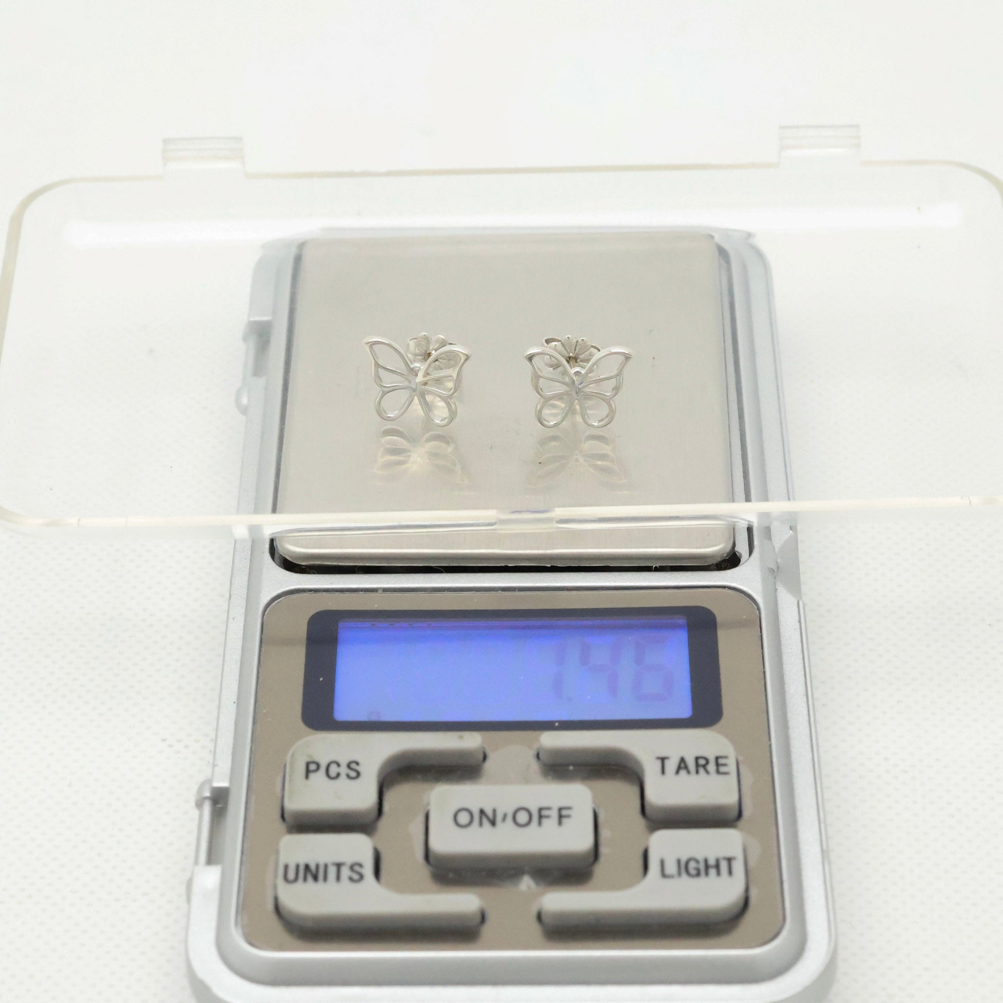 Tiffany & Co. Large Butterfly Earring Sterling Silver 925