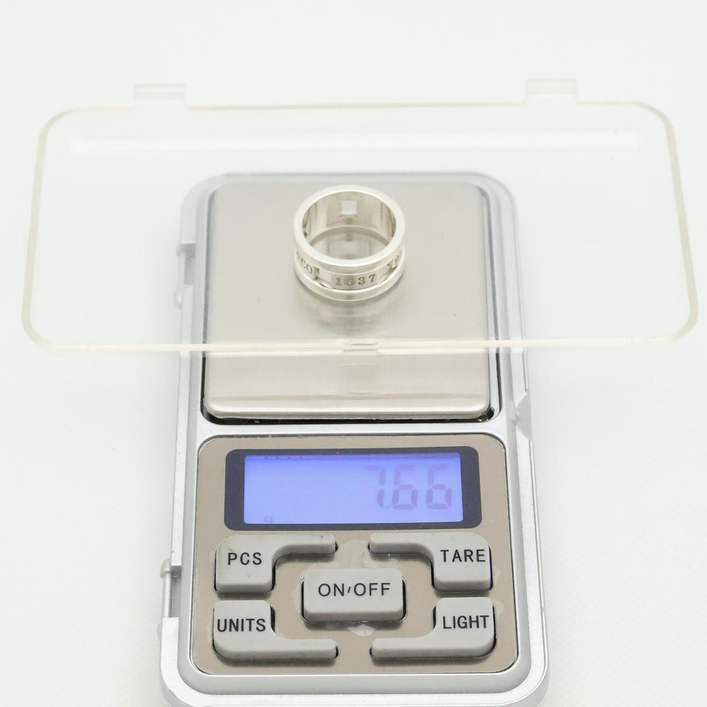 TIFFANY&Co. 1837 エレメント ワイド リング 11.5 号 AG925