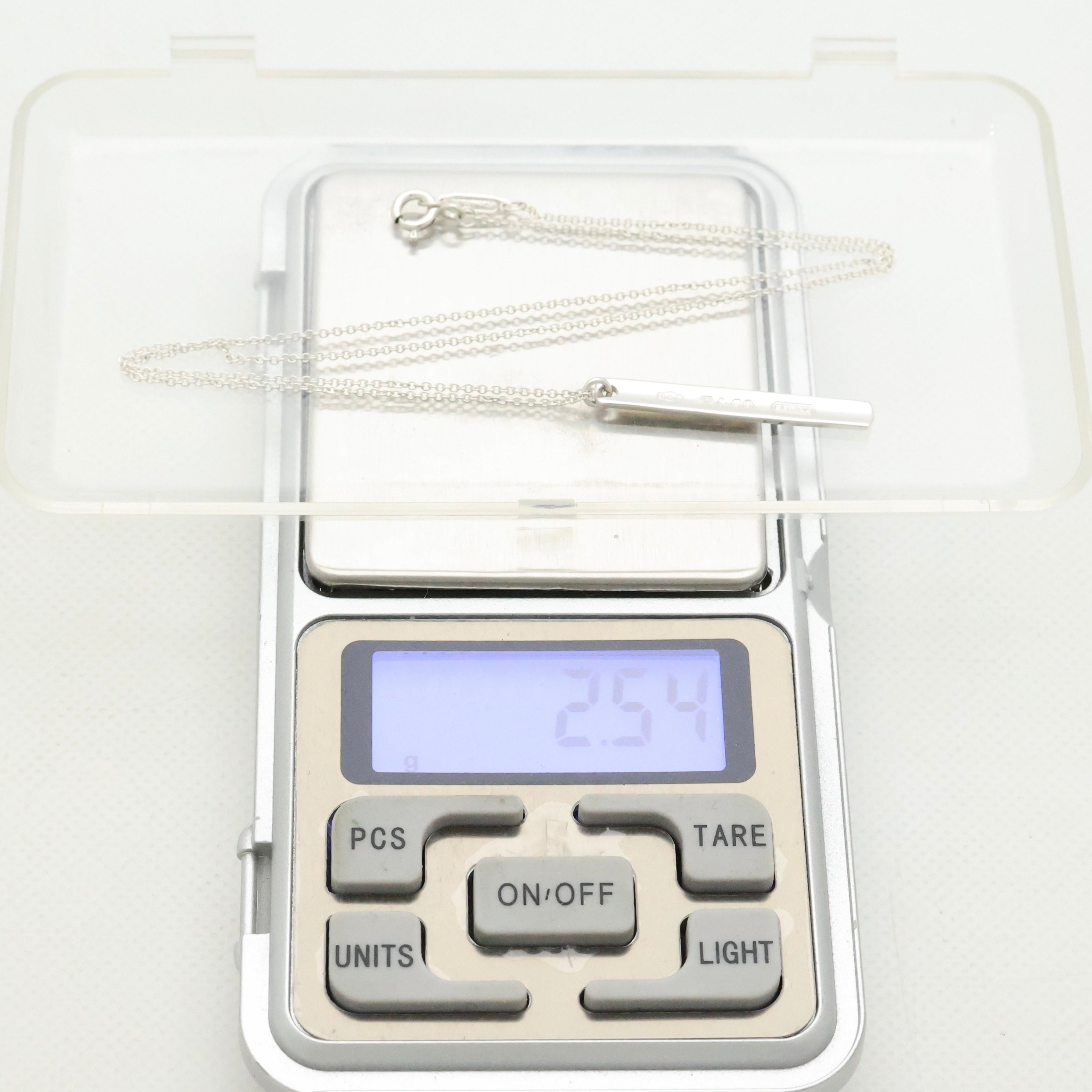 TIFFANY&Co. 1837 ナロー バー ネックレス AG925