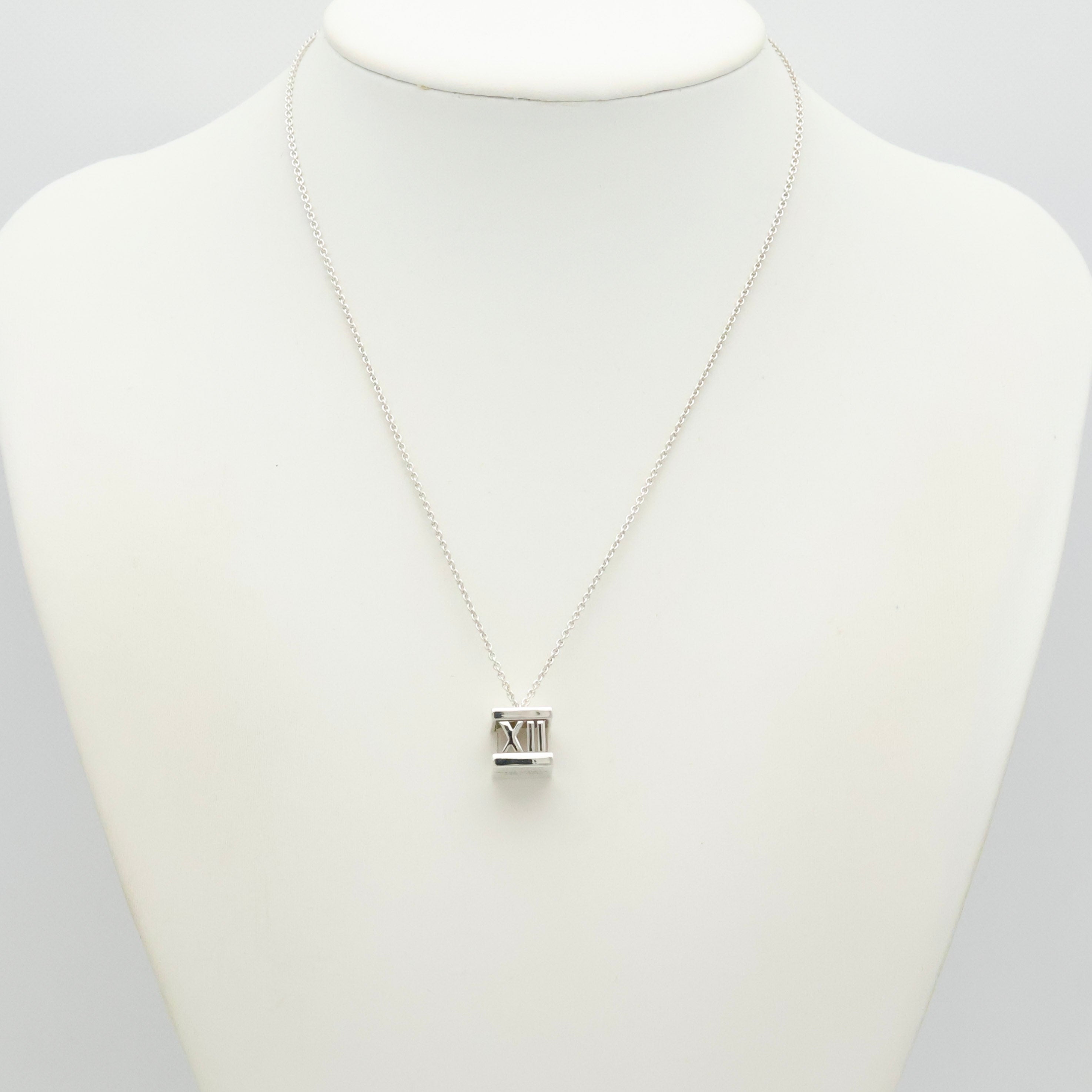 Tiffany & Co. アトラス キューブ クリスタル ネックレス AG925